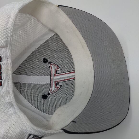 Troy Fitted Mesh Back Hat Red Embroidered Logo The Game Pro Poly Blend - Picture 8 of 12